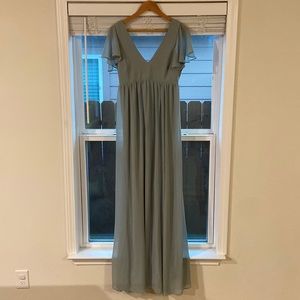 Birdy Grey Sage Bridesmaid dress!